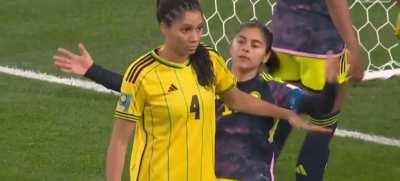 Swaby and Usme confrontation (2023 Women's World Cup)