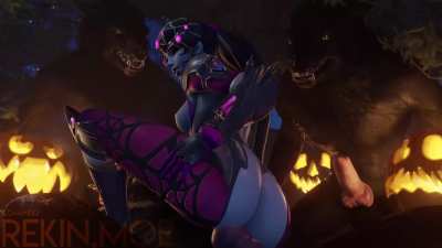 Widowmaker enjoying her favorite time of the year (commando rekin)