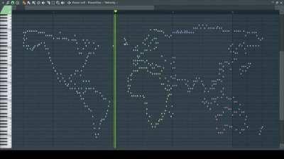 This guy made a musical world map