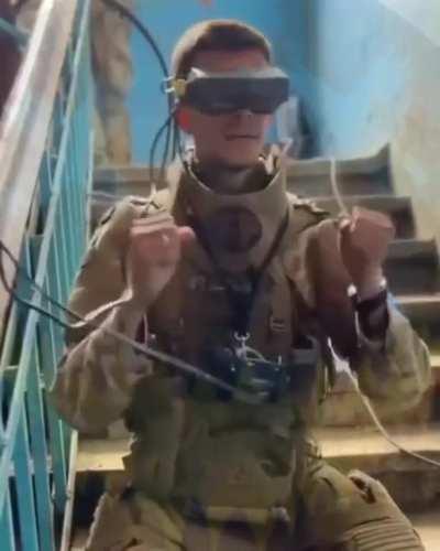 When you decided to work as a wedding drone videographer after the war.