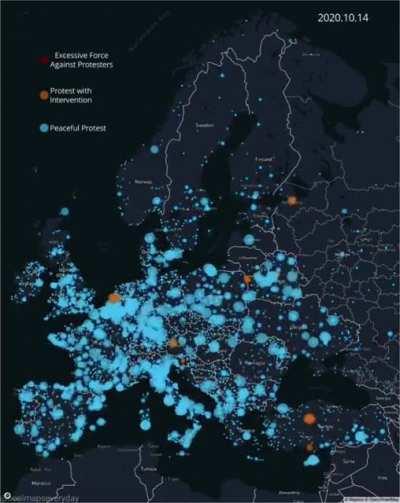 Protests in Europe in 2020 and 2021