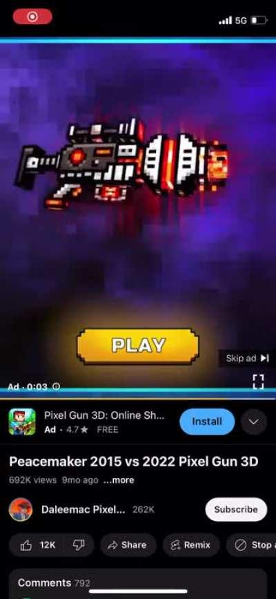 I only have a few seconds of footage of this ad, but those 4 seconds are enough.