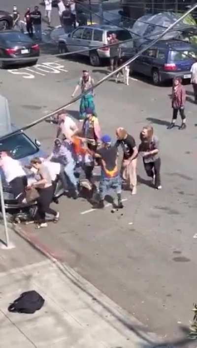 Even the hippies of San Francisco are a little violent