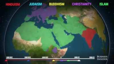 How the 5 Major World Religions Spread