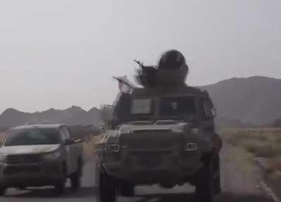 Video of the Yemeni government capturing the shabwa province from the houthis