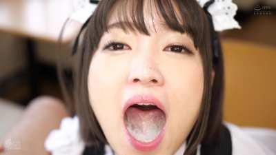 [KV-243] Ameri Hoshi swallowing some loads