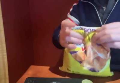 How to close a bag of chips