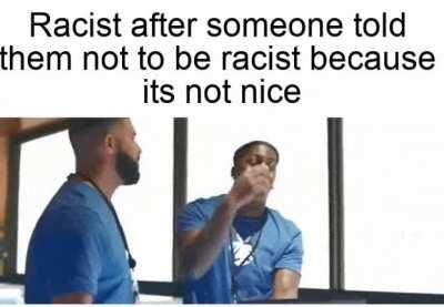 And then, racism disappered