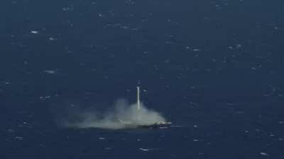 The Falcon 9 Booster landing on 'Of Course I Still Love You' Droneship - Incredibly Impressive !