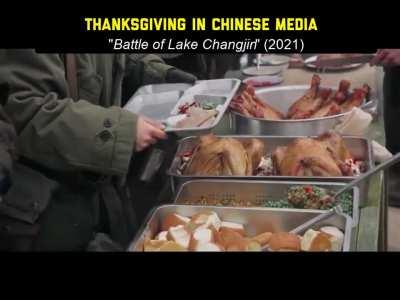 This Thanksgiving, eat like a US Marine in Chinese propaganda.