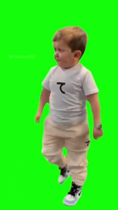 [GREEN SCREEN] Hasbulla walking on a treadmill Meme Template