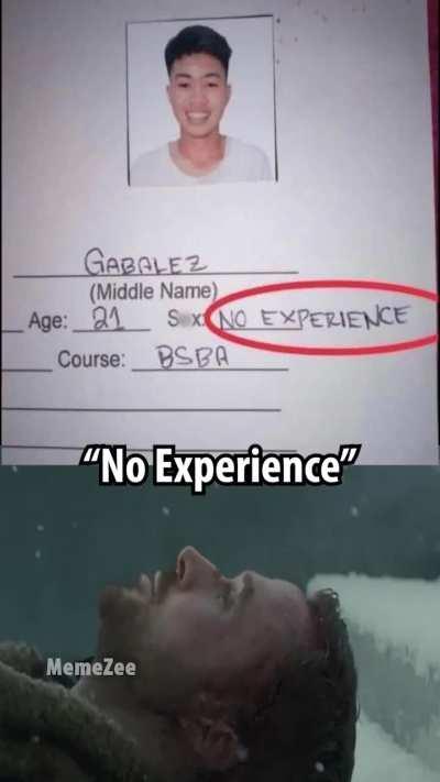 I also have no experience