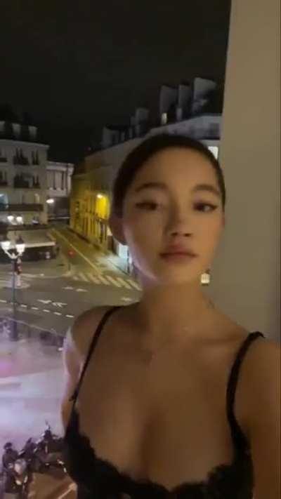 New snap videos in black lingerie - Lily Chee