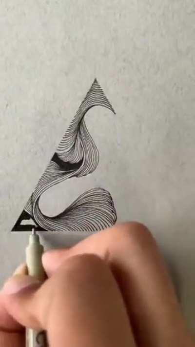 Line drawing magic Triangle