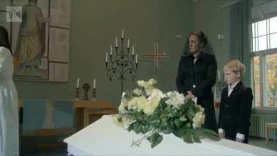 An irregular funeral