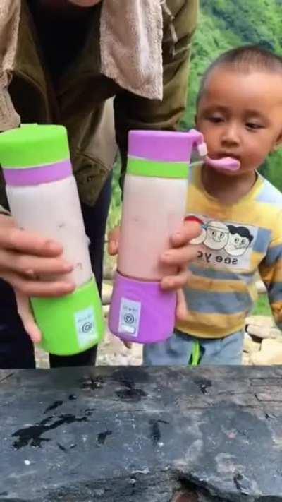 making watermelon popsicles