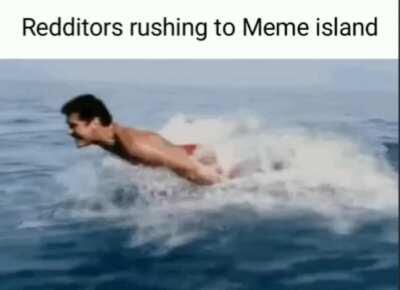 I go to Meme island