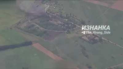 Destruction of Ukrainian S-300 battery by Iskander strikes - location 49.939343, 33.835644 