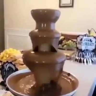 Just a normal chocolate fountain