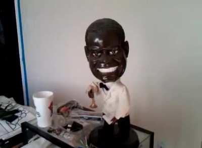 Creepy Louis Armstrong Singing Doll - Low Battery