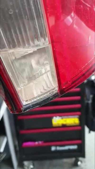 Does this blinker fluid look contaminated?