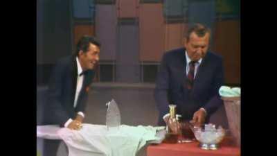 Phil Harris (Baloo the bear, Little John) and Dean Martin talking about housework.