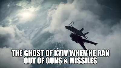 When the Ghost of Kyiv ran out of guns and missiles