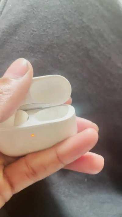 AirPod case clicks when I open it