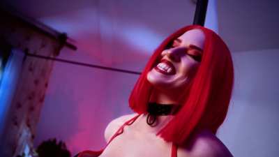 Octavia Red stars as every gamer's redhead vampire fantasy babe, Rayne, in our BloodRayne XXX Parody. Her fangs are bared, her titties are begging to come out of that corset, and she needs your body. Be the one to give her what she wants in VRCosplayX's B