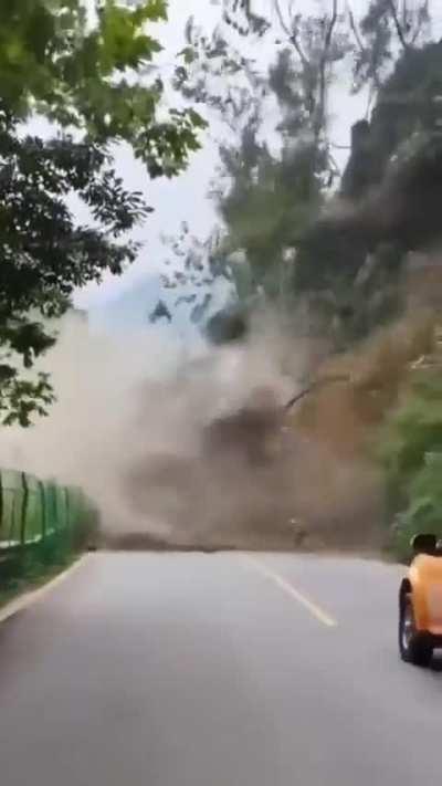 This massive landslide