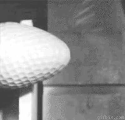 Decelerating Golf Ball against a steel plate