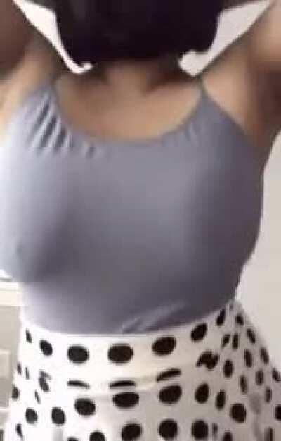 No bra, what do you think?