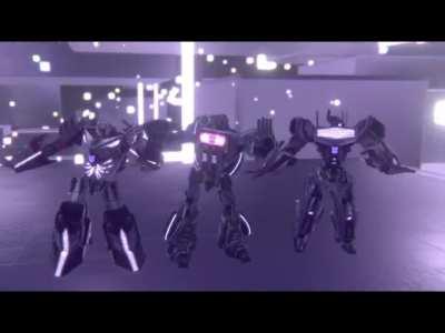 Decepticons celebrate in VRChat