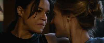 Michelle Rodriguez Lesbian Scene in The Assignment