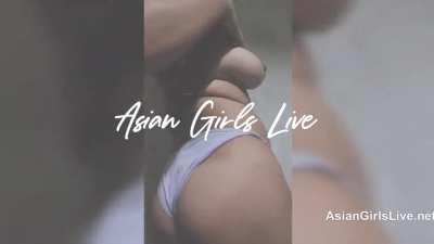 Sexy Asian girl shows off her hot ass on webcam - AsianCamsLive.Com 💚 Link in Comments