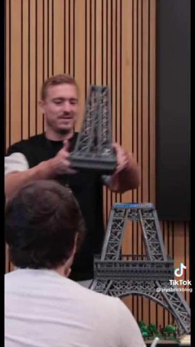 LEGO Eiffel Tower Unveiling