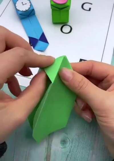 Making paper watches for kids