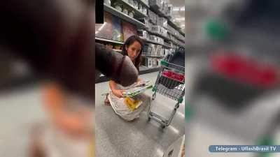 beautiful milf in the store