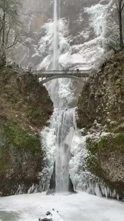 Multnomah Falls In Oregon Looks Like You're Halfway To Rivendell.