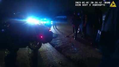 Body cam shows officer take pictures of Tyre Nichols