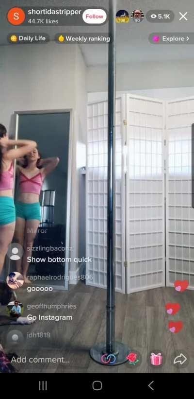 Shortidastripper on TikTok