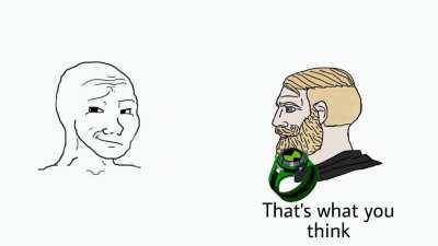 Dank Memes on X: And reddit comments often switch from Chad to stupid  Wojak  / X