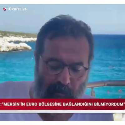 Oyuncu Mustafa Üstündağ, &quot;Dün türkiye Cumhuriyeti vatandaşı olarak üzerimde euro olmadığı için çok utandım. Çünkü Mersin'in euro bölgesine bağlandığını bilmiyordum&quot; dedi.