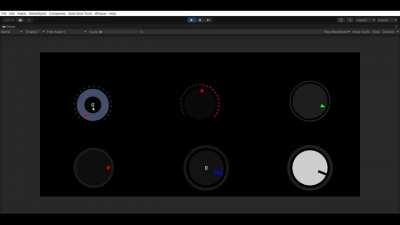 I created a knob UI for unity