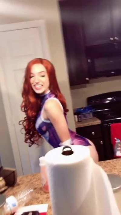 Miss Bri Cosplay as Starfire