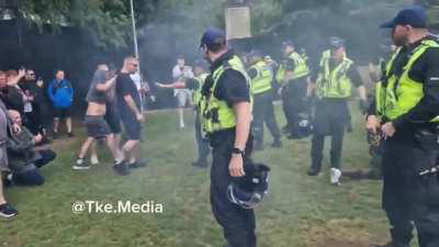 Mob Attack A Black Man In Manchester 