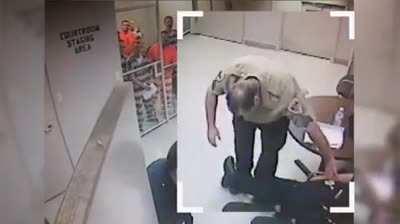 Inmates save police officers life