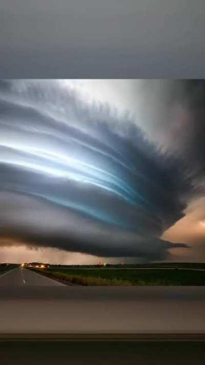 A 'supercell' is a thunderstorm characterised by the presence of 'a deep, persistently rotating updraft' known as a mesocyclone. They tend to last a up to 6 hours.