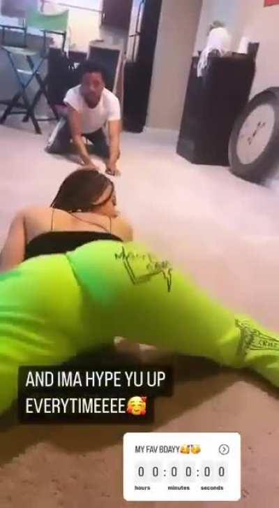 She got thick fr