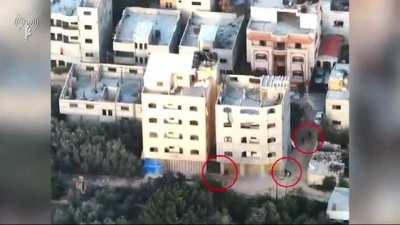 IDF field intelligence squad (636th Battalion) spots and directs drone strikes against Hamas militants (7.12.23)